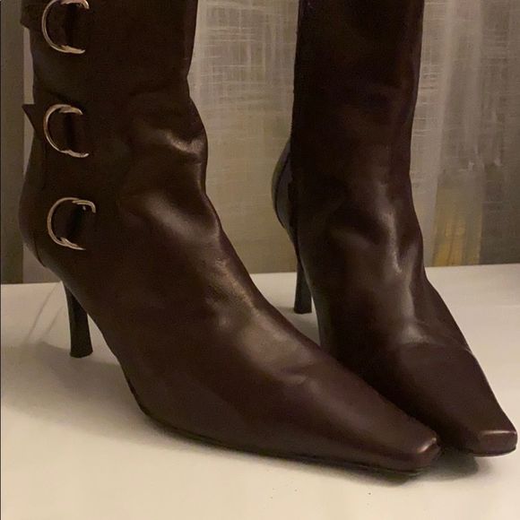 EUC Valerie Stevens Plum Boots 9 Val Flex - Picture 9 of 10